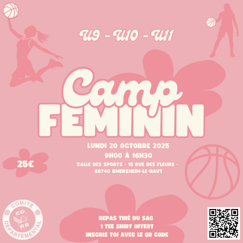 Journée de Camp 100 % Féminin 🏀