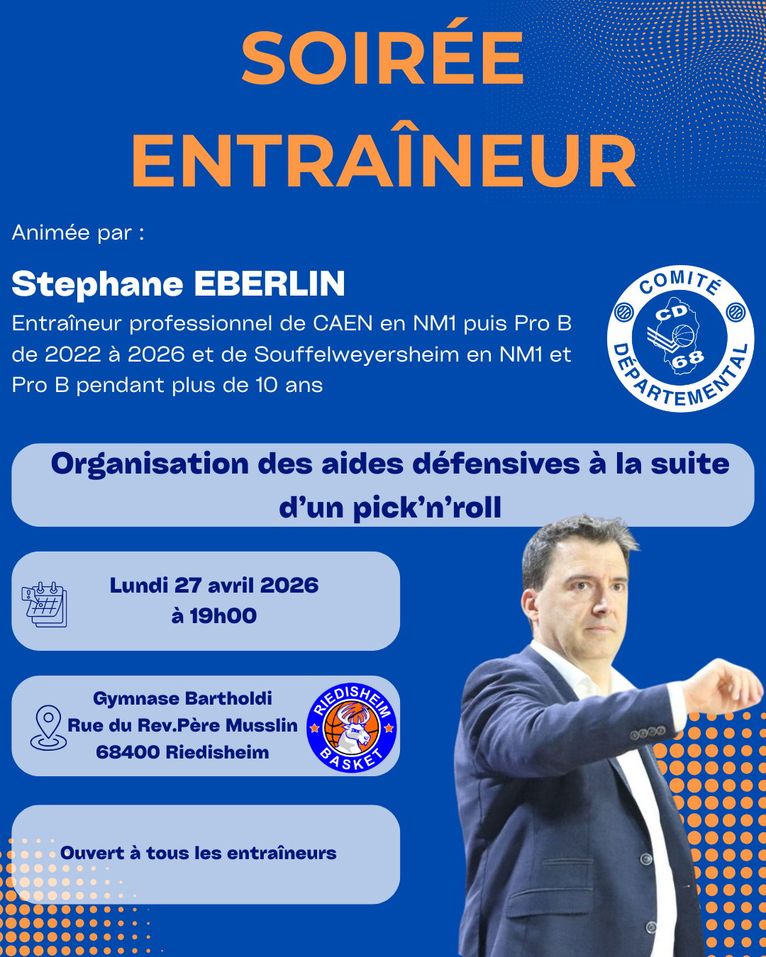 Soirée Entraîneur : une intervention de haut niveau à Riedisheim