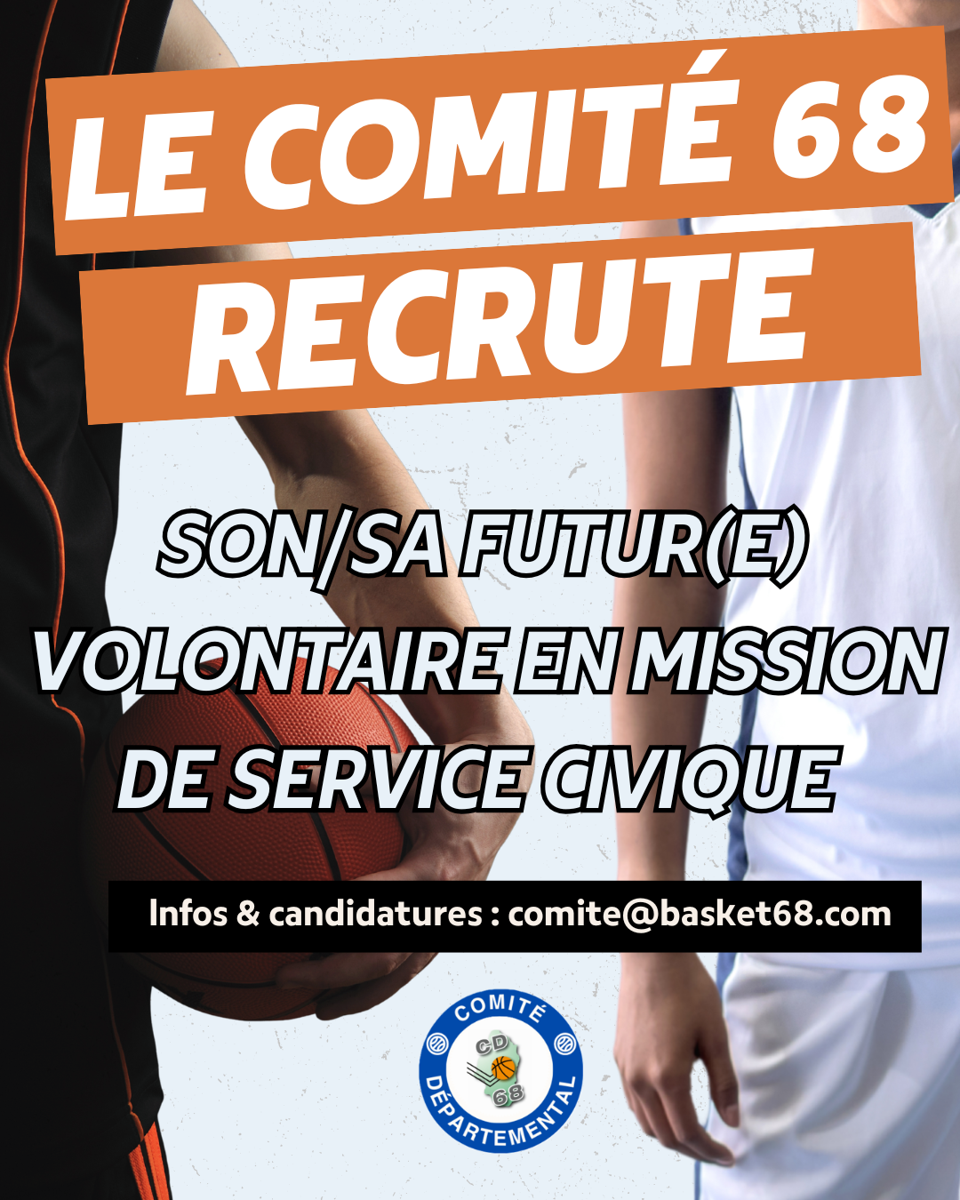 Le Comité Départemental de Basket 68 recrute un(e) volontaire en Service Civique